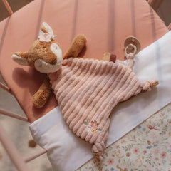 Little Dutch Cuddle Cloth Deer - Fairy Garden, soft and cuddly comforter for babies, perfect for snuggling and soothing.