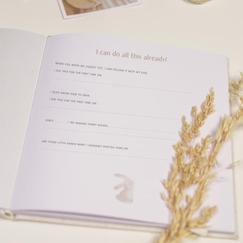 Little Dutch Baby First Year Book - Baby Bunny