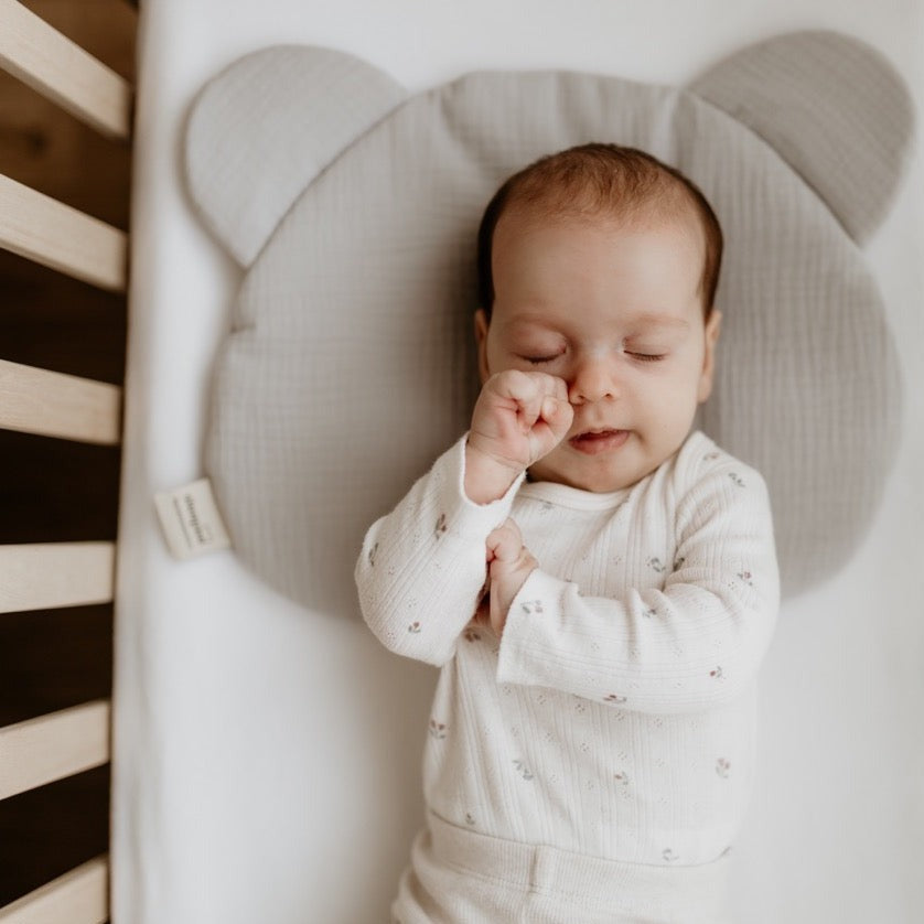 Sleepee Teddy Bear Muslin Pillow (colours)