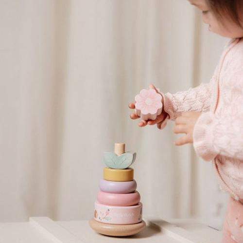Little Dutch Rocking Ring Wooden Stacker - Fairy Garden