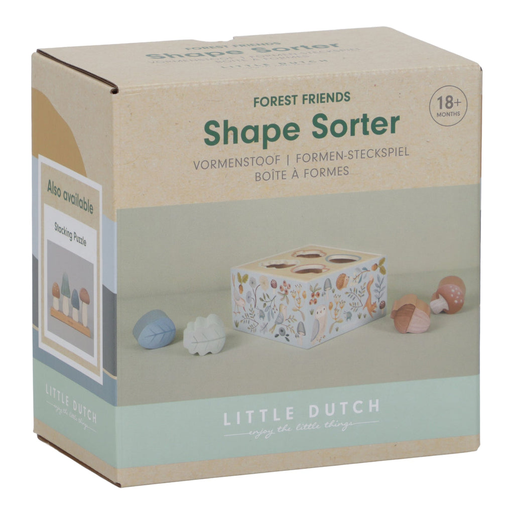 Little Dutch Shape Sorter - Forest Friends