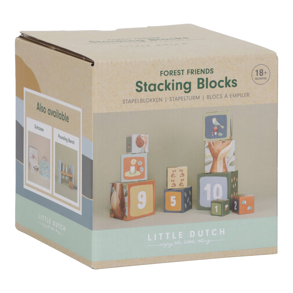 Little Dutch Building Blocks - Forest Friends