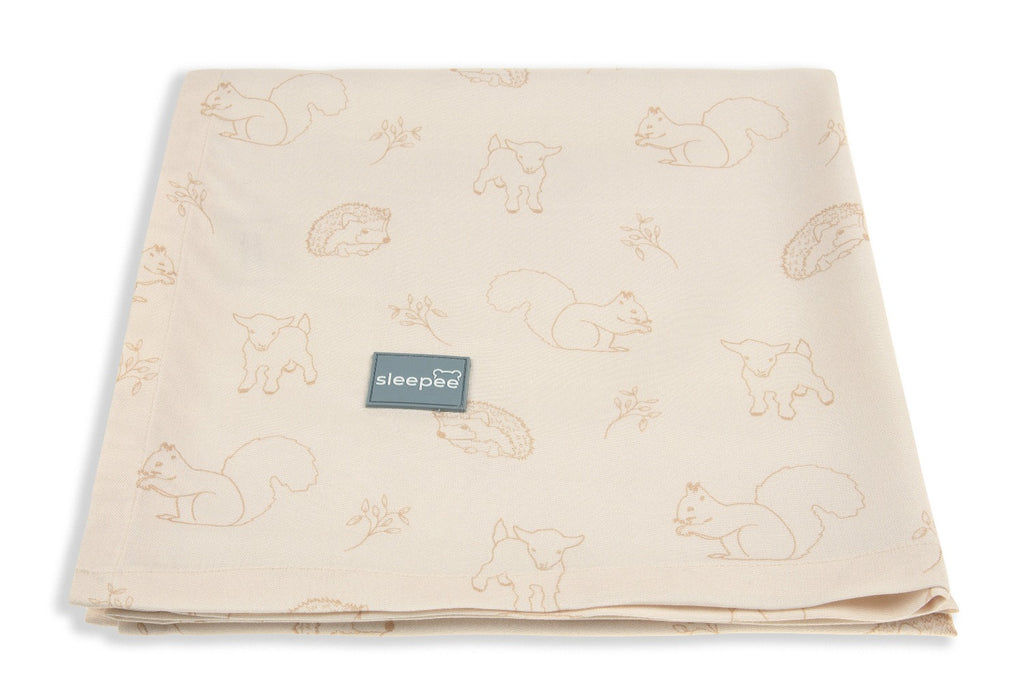 Sleepee 3 in 1 Bamboo Swaddle - Vintage Animals (colours)