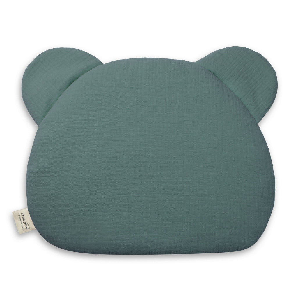 Sleepee Teddy Bear Muslin Pillow (colours)
