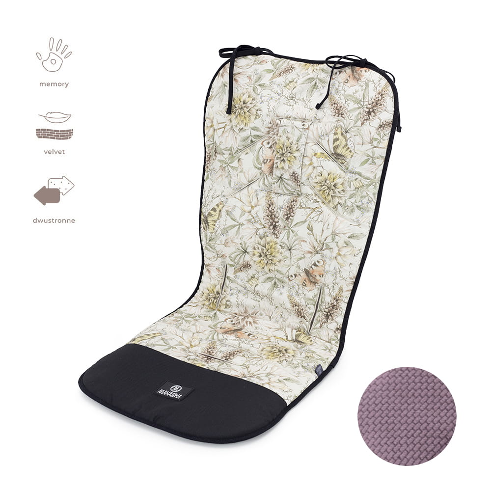 Reversible Memory Foam Stroller Liner (colours)