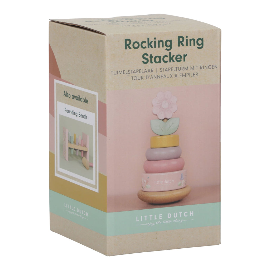 Little Dutch Rocking Ring Wooden Stacker - Fairy Garden
