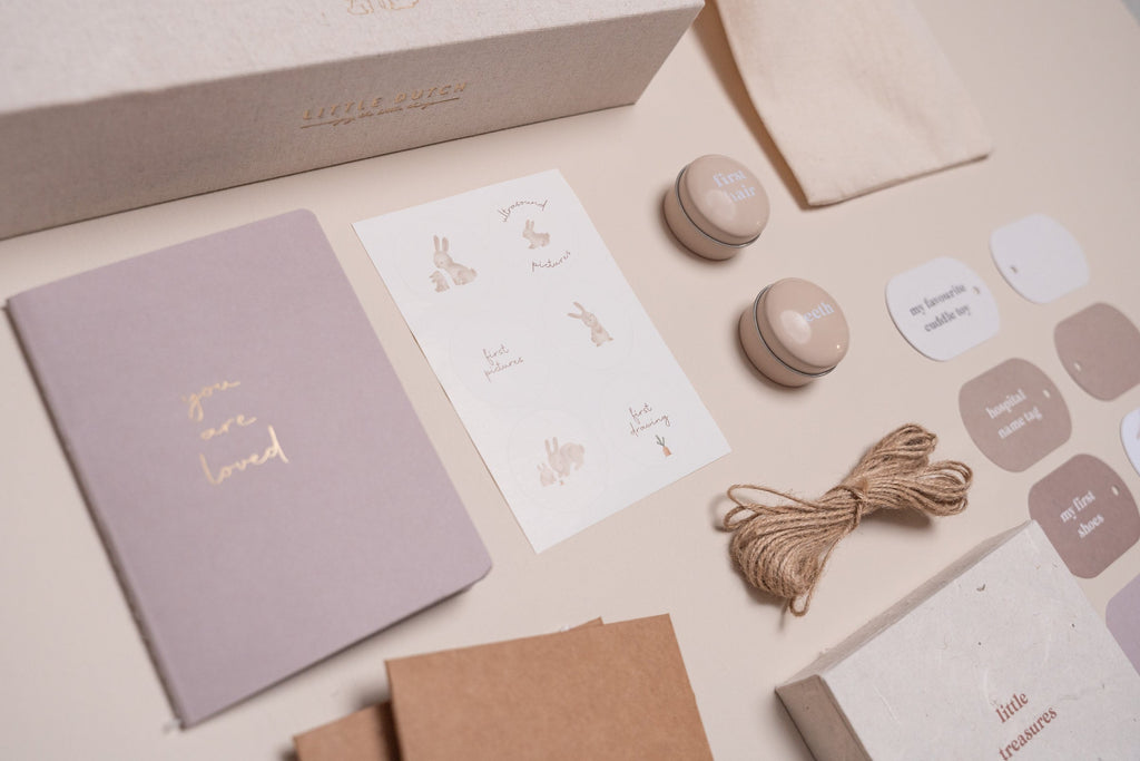 Little Dutch Memory Box - Baby Bunny Newborn Naturals