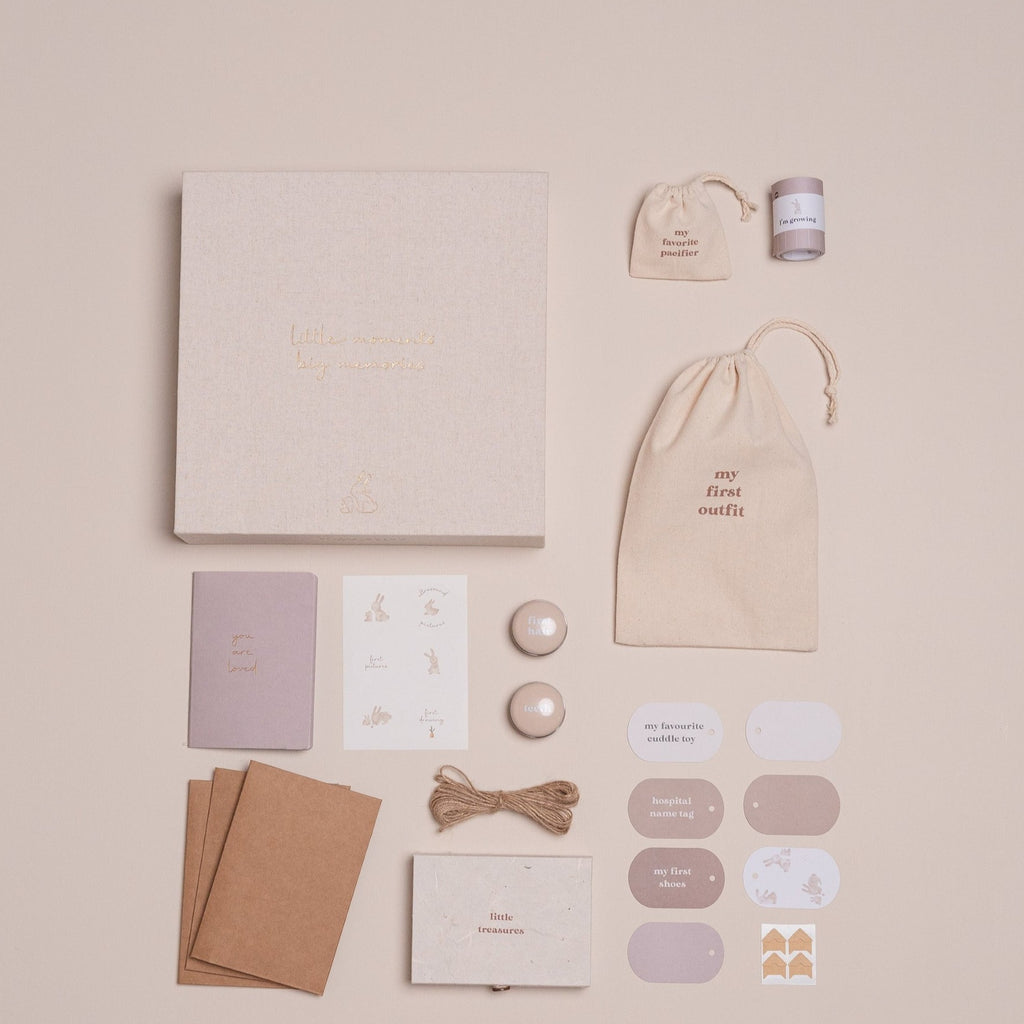 Little Dutch Memory Box - Baby Bunny Newborn Naturals