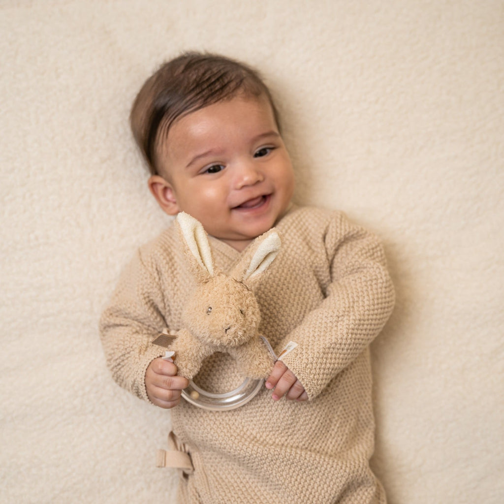 Little Dutch Ring Rattle - Baby Bunny