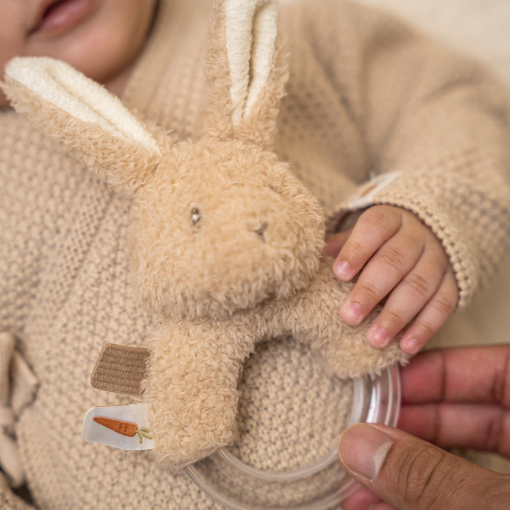 Little Dutch Ring Rattle - Baby Bunny