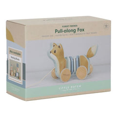Little Dutch Pull-Along Wiggle Wood Fox - Forest Friends