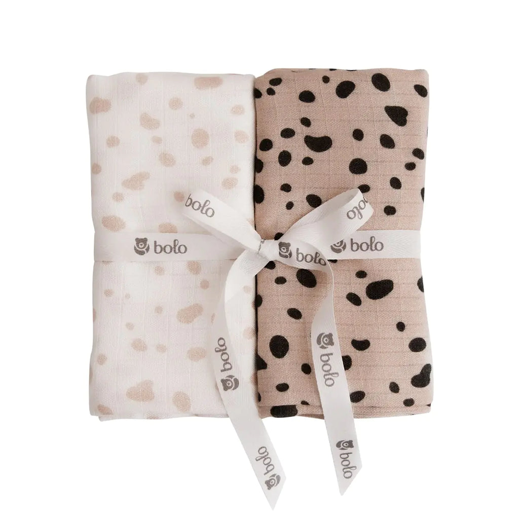 Bolo 2pack of Muslin Swaddles (colours)