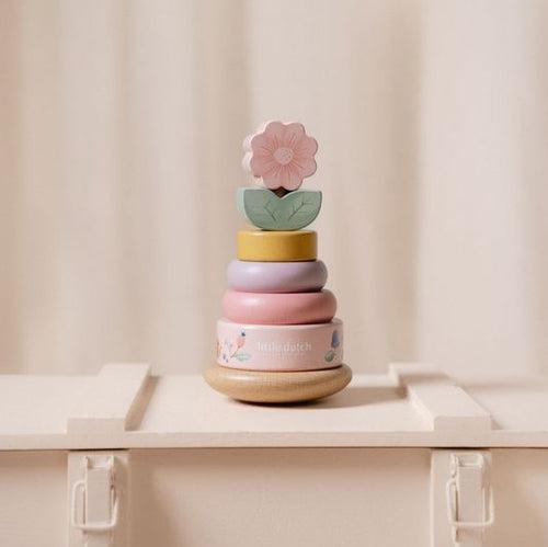 Little Dutch Rocking Ring Wooden Stacker - Fairy Garden