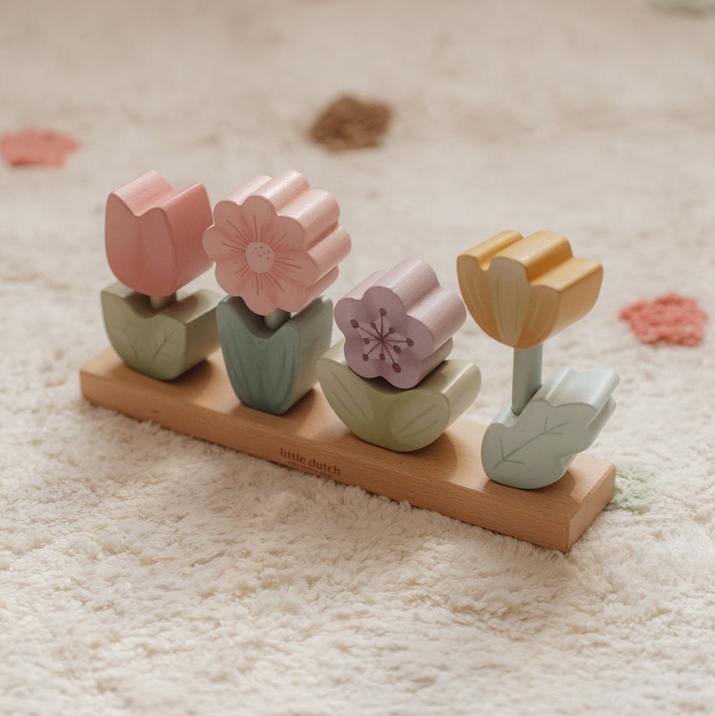 Little Dutch Stacking Puzzle Flowers - Fairy Garden