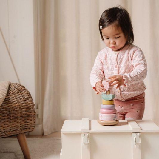 Little Dutch Rocking Ring Wooden Stacker - Fairy Garden