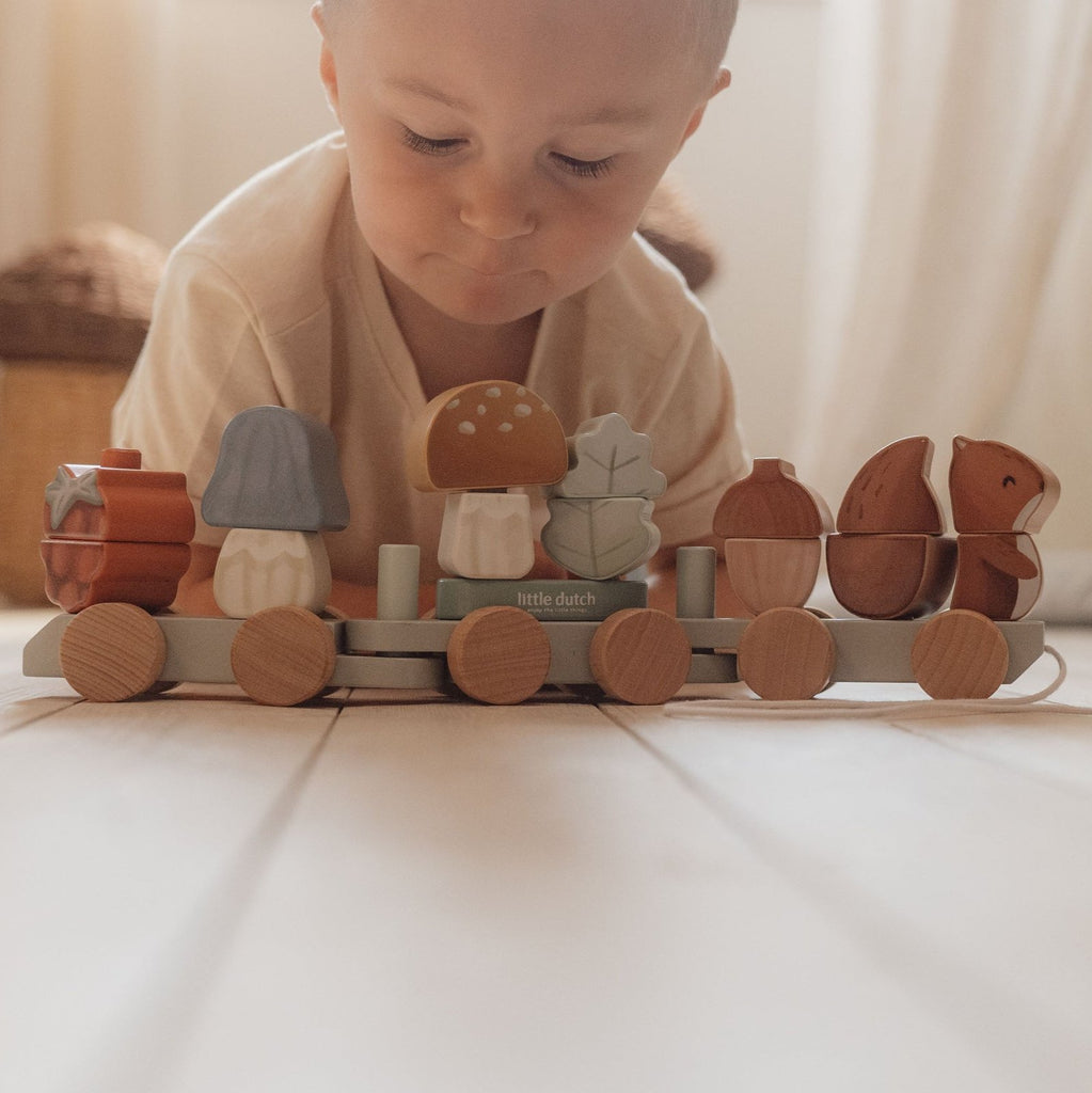 Little Dutch Stacking Train Squirrel - Forest Friends