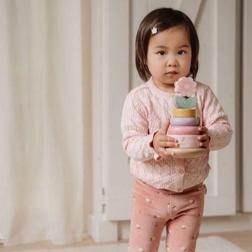 Little Dutch Rocking Ring Wooden Stacker - Fairy Garden