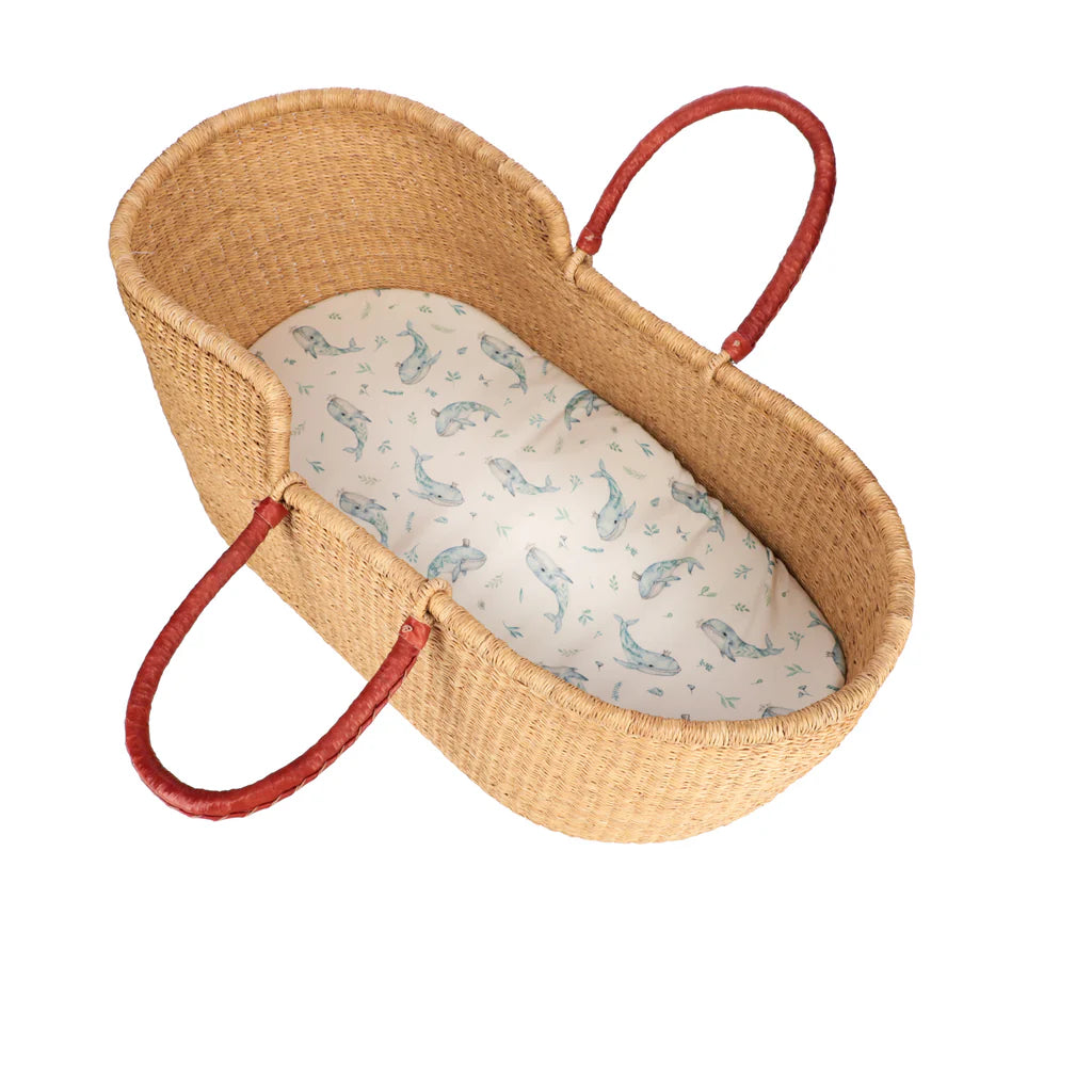 Samiboo Universal Bamboo Fitted Sheet for Moses Basket & Pram (colours)