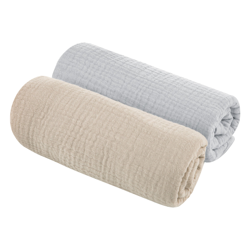 Sleepee Muslin Swaddles (various colours and sizes)