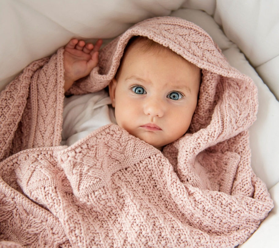 Lullalove Premium Merino Wool Baby Blanket