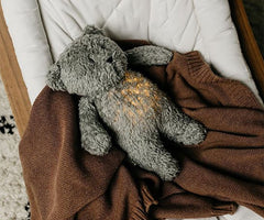 Moonie 2.0 Organic Humming Bear - Grey Natur