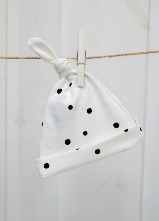 Baby Beanie Hats - Dots & Bloom (2 pack)