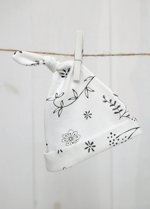 Baby Beanie Hats - Dots & Bloom (2 pack)