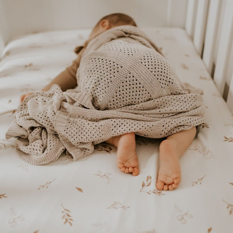 Sleepee Cot Bed Fitted Sheet - Bohemian Botanic (2 sizes)