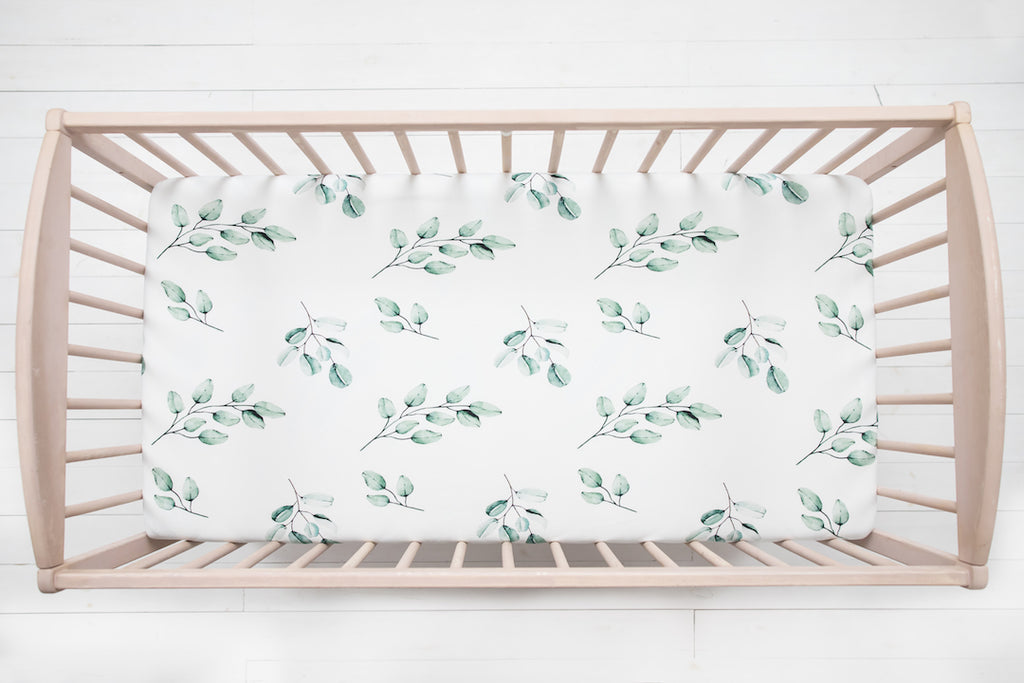 Sleepee Cot Bed Fitted Sheet - Eucalyptus (2 sizes)