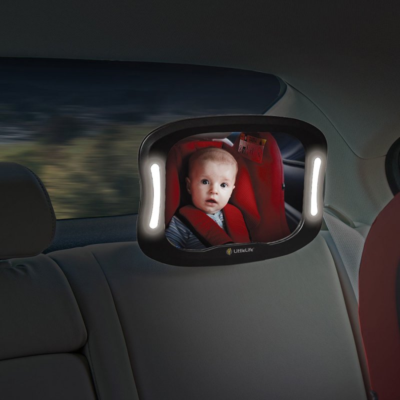 Baby Car Mirror with Light – Spoiltland