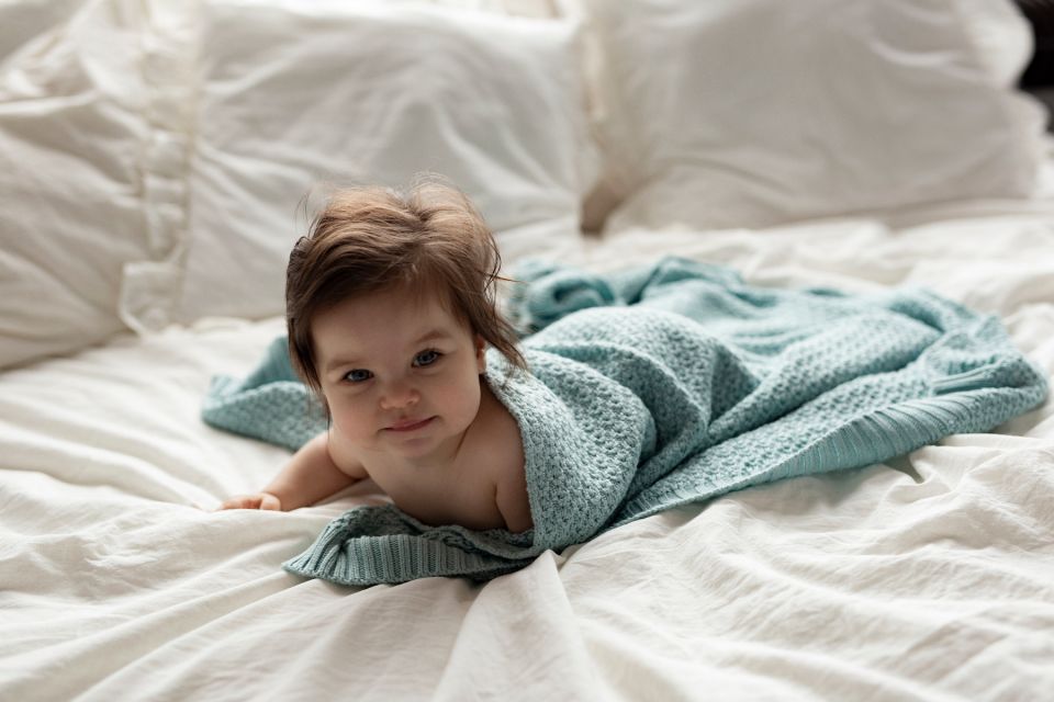 MY MEMI Bamboo Blanket - Chain Weave (7 colours)