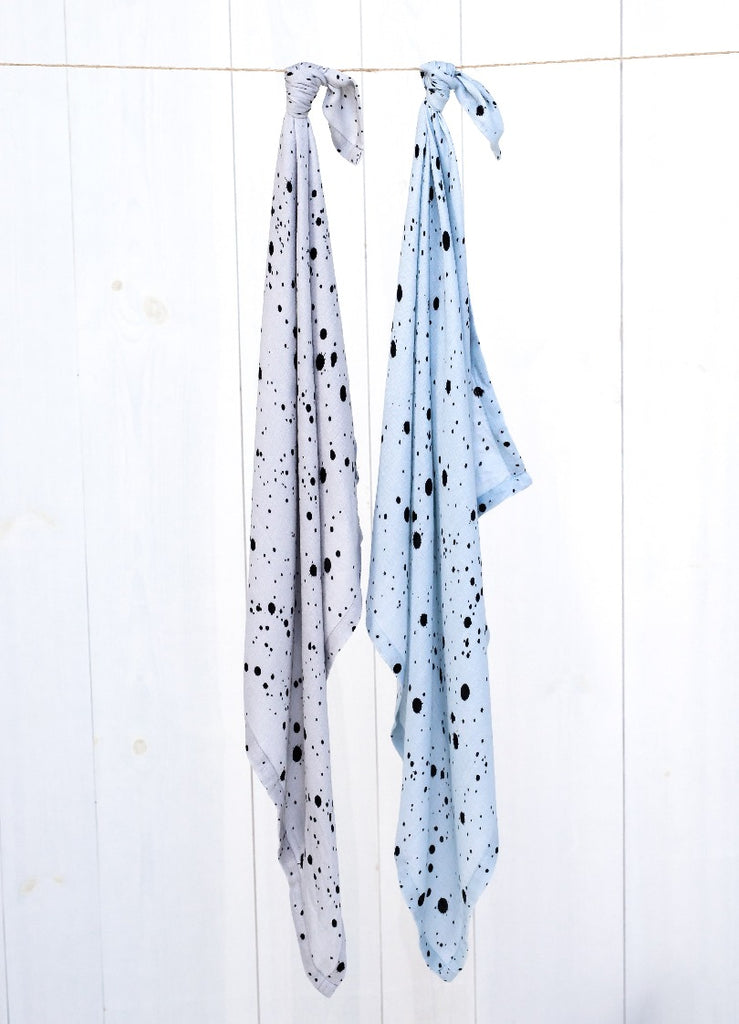 Sleepee Bamboo Swaddles (2pack) - Ink