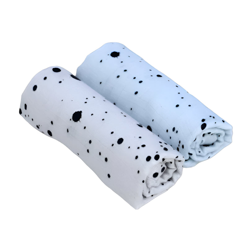 Sleepee Bamboo Swaddles (2pack) - Ink