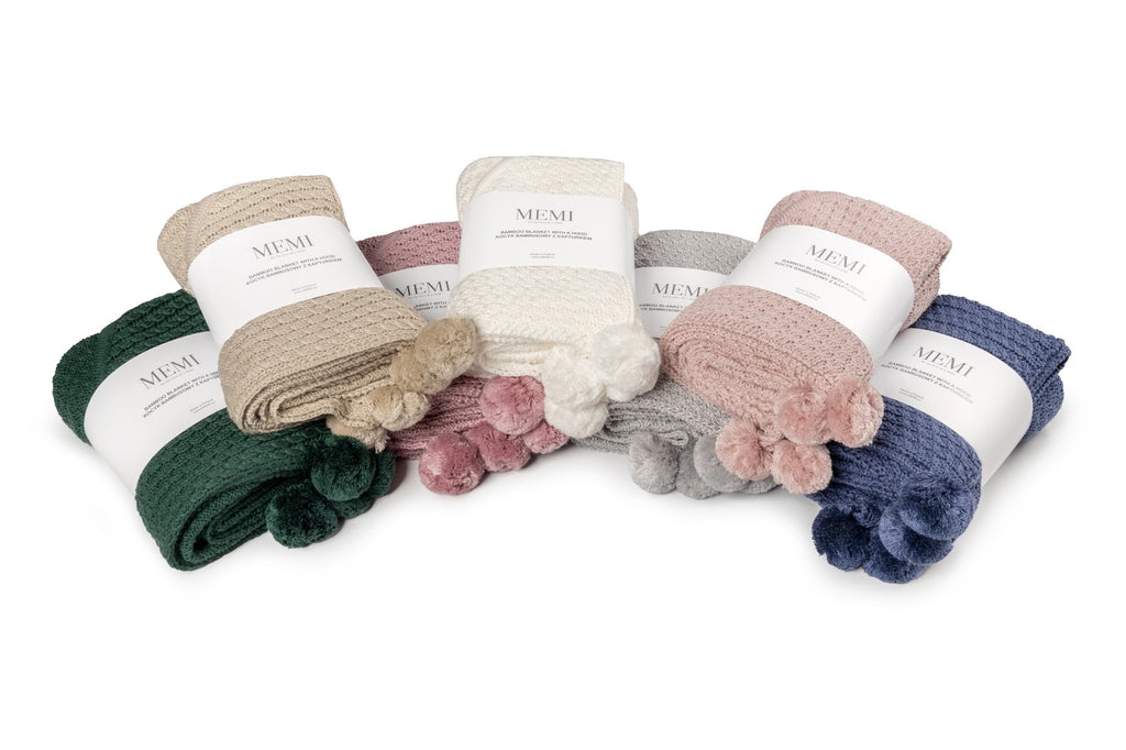 MY MEMI Hooded Blanket (colours)