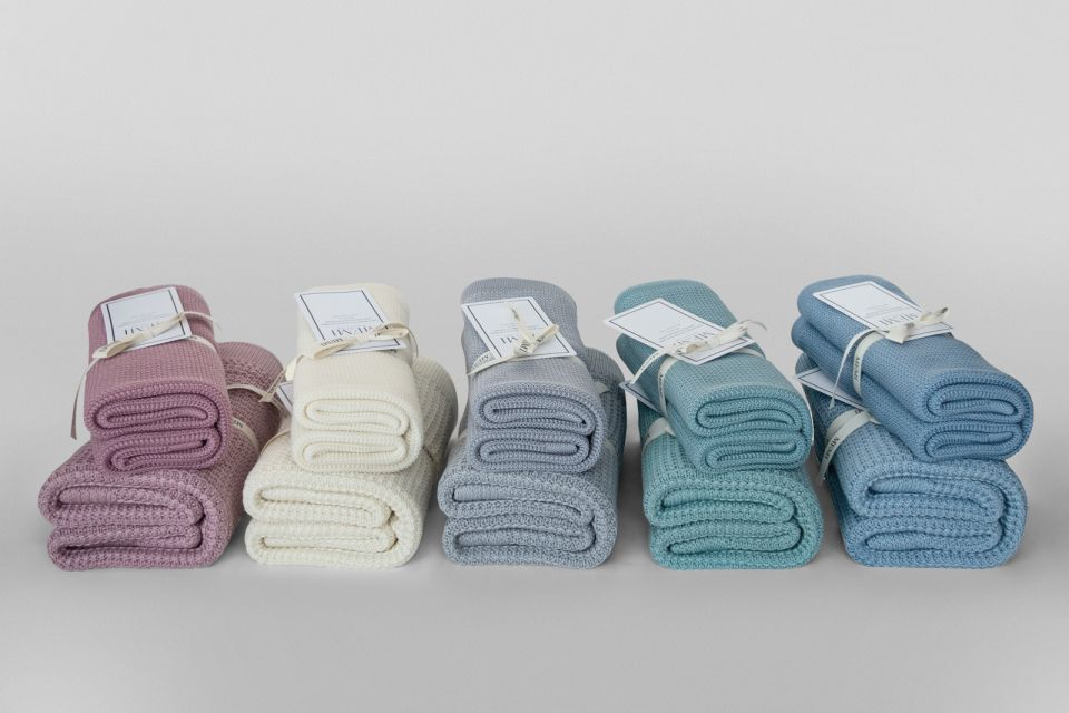 MY MEMI Light Eucalyptus Blanket (colours)