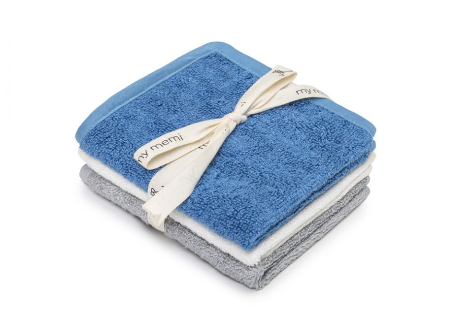 MY MEMI 100% Bamboo washcloths 3pack (colours)