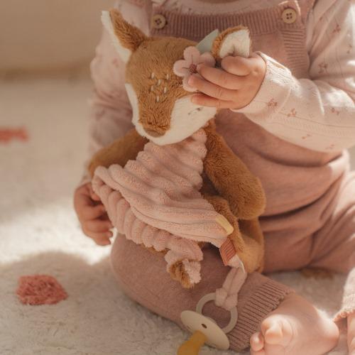 Little Dutch Cuddle Cloth Deer - Fairy Garden, soft and cuddly comforter for babies, perfect for snuggling and soothing.