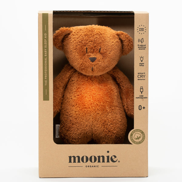 Moonie 2.0 Organic Humming Bear - Caramel Natur