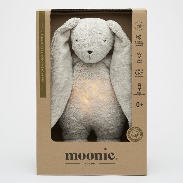 Moonie 2.0 Organic Humming Bunny - Grey Nature