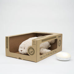Moonie Organic Humming Seal with a lamp - Sand