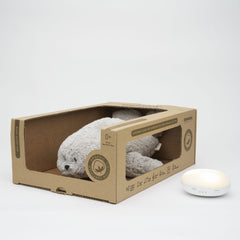 Moonie Organic Humming Seal with a lamp - Grey