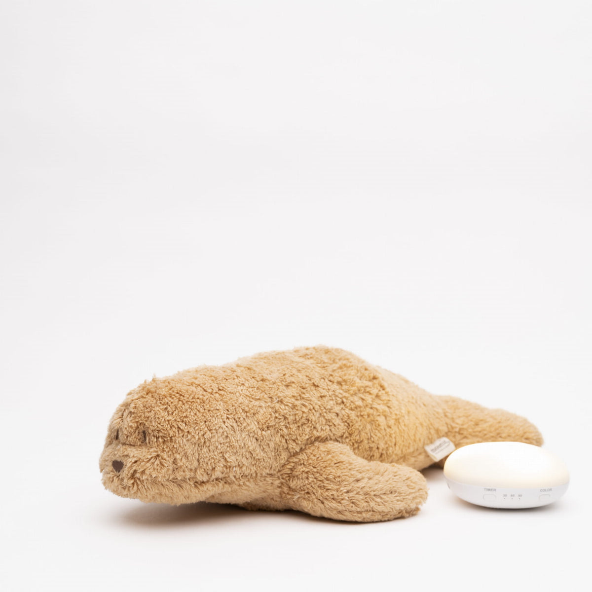 Moonie Organic Humming Seal with a lamp - Cappuccino