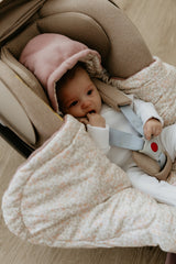 NEW Sleepee Car Seat Blanket – Safe Newborn Travel Blanket – Florals
