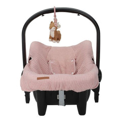 Little Dutch Pull-and-Shake Deer - Fairy Garden, designed for babies with a soft, cuddly texture that shakes when pulled, perfect for sensory play on the go.