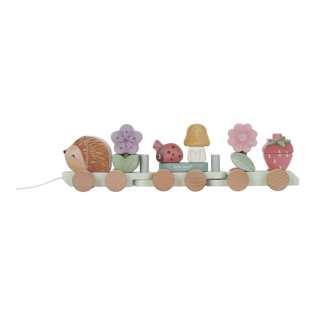 Little Dutch Stacking Train Hedgehog - Fairy Garden