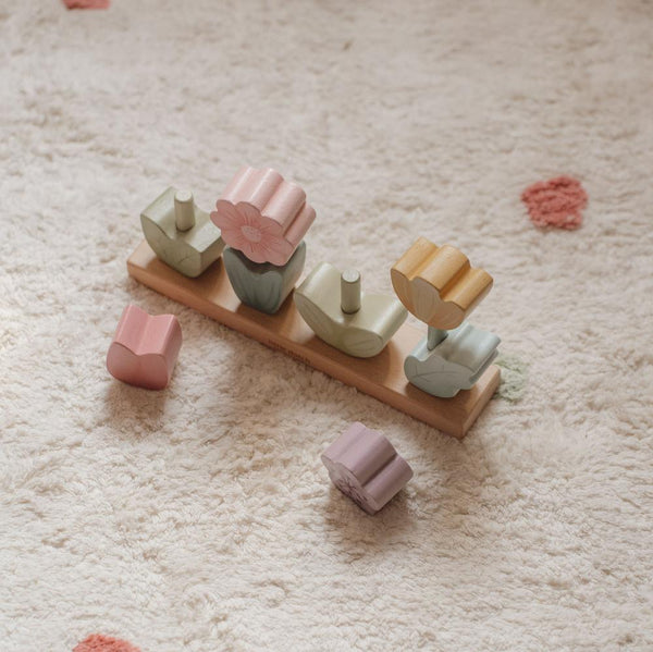 Little Dutch Stacking Puzzle Flowers - Fairy Garden