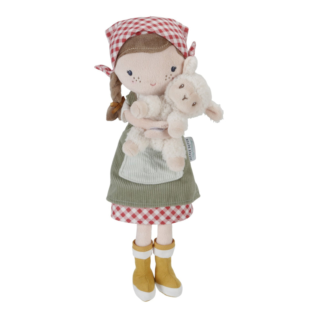 Little Dutch Cuddle Doll - Farmer Rosa With Sheep (35cm)