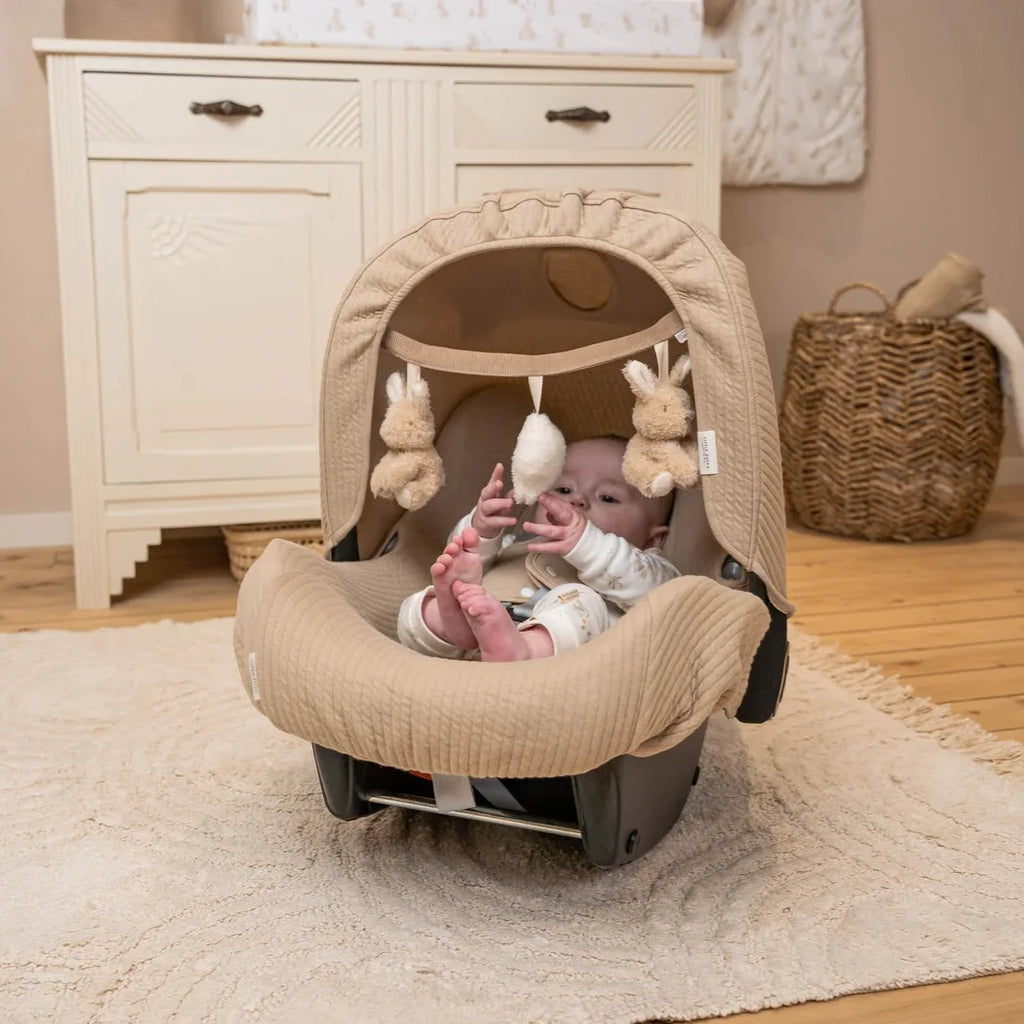 Little Dutch Car Seat Toy Baby Bunny Sensory Baby Toy for Car