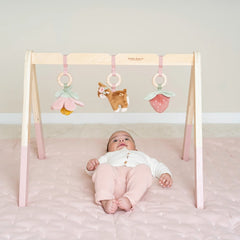 xLittle Dutch Baby Gym – Fairy Garden, featuring soft pastel colors, hanging fairies, butterflies, and flowers, designed for sensory play and early development.
