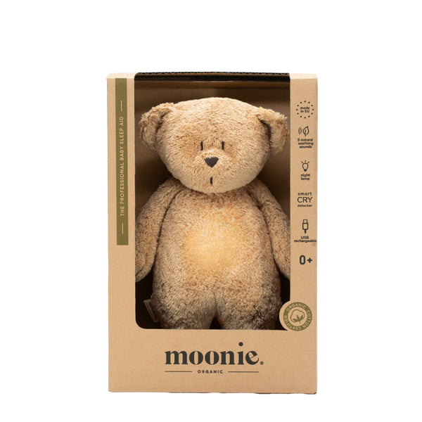 Moonie 2.0 Organic Humming Bear - Cappuccino Natur